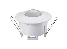 Датчик движения ИК/Лк Elektrostandard SNS-M-03 230В 1,2КВа/300вт LED/360°/8м/10c-7мин 3/2000Лк IP20 картинка 